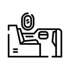 First class flight icon