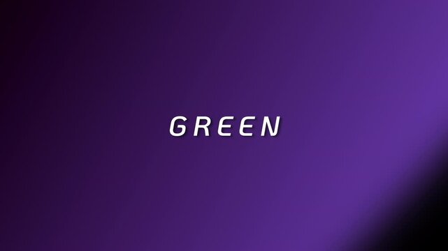 Dynamic graphic motion display with green elements in abstract digital environment