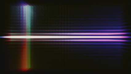 Abstract colorful gradient neon glowing line, led light. 3d rendering, presentation design background, futuristic laser spectrum backdrop.