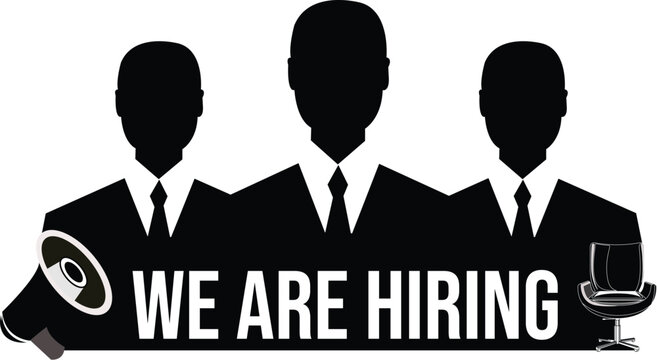 We Are Hiring Icon &mdash; Job Recruitment and Vacancy Symbol