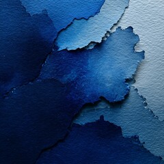 Photo of blue watercolor texture background studio lighting d