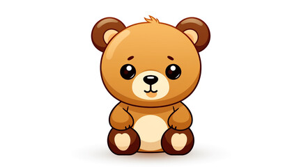 Fototapeta premium Friendly Bear Illustration