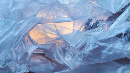 Luminous Plastic Abstract Background