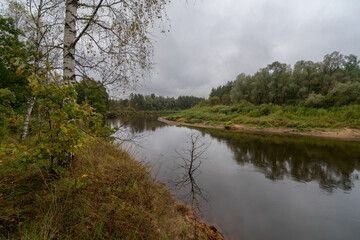 Fototapeta premium Latvia's second longest river, the Gauja