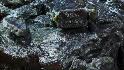 A traditional Indonesian food called ciwel is made from cassava which is processed into cassava flour, then mixed with other ingredients such as granulated sugar and rice straw ash.