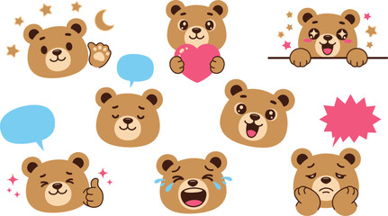 seamless pattern with teddy bears