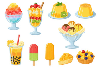 Delicious Summer Desserts A Vibrant Collection of Sweet Treats for Refreshment