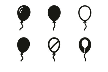 Strange Celebration Logos. Strange Celebration. Set Logo of Strange Celebration: balloon. harmonious logo variations of the same emblematic concept, each with