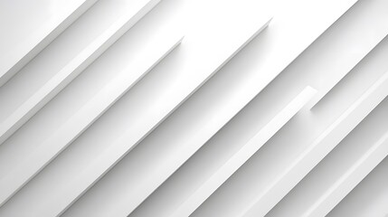 Obraz premium Diagonal white stripes create a clean, minimalist geometric background.