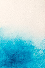 A textured background with a striking gradient of sky blue, cream, and slightly white. Watercolor texture.