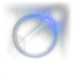 Stunning ethereal glow with vibrant blue orb, a captivating modern abstract art piece perfect for adding a touch of magic and wonder to any project