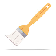 Pastry brush vector isolated illustration