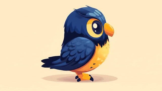 Stylized owl illustration against neutral background for diverse applications