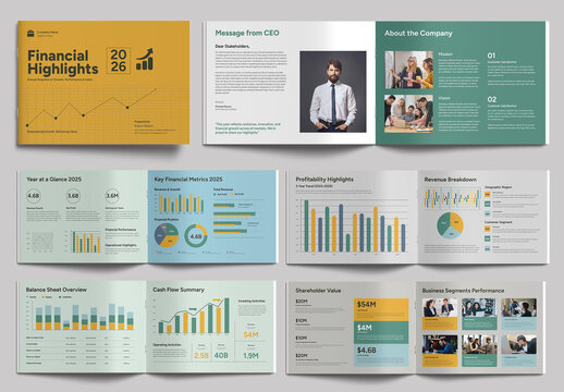 Financial Highlights Business Brochure
