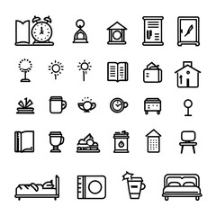 日常生活アイコンセット｜Daily Life Icon Set