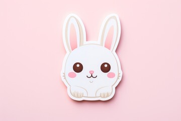Easter rabbit cute toy anthropomorphic.