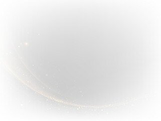 Magical glowing flash PNG with shiny particles bokeh light and golden starlight effect for holiday design