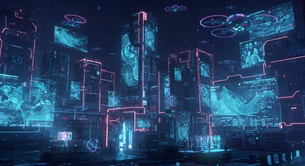 Futuristic Cityscape Concept