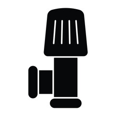 Heat controller Vector icon which can easily modify or edit