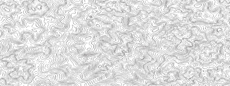 Topographic contour lines abstract vector map background great for presentations and graphi