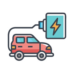 red truck with a trailer