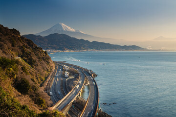 薩埵峠からの富士山の眺望