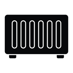 Central heating Vector icon which can easily modify or edit