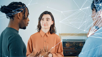 network, communication, global, multinational, technology, dx, digital transformation, future, conversation, english conversation, smile, connection, system, social media, human relationships, bond, l