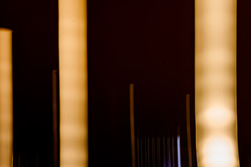 Abstract light trails in the dark