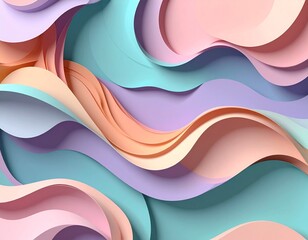 Abstract colorful wave pattern vector illustration for a web banner or wallpaper backdrop