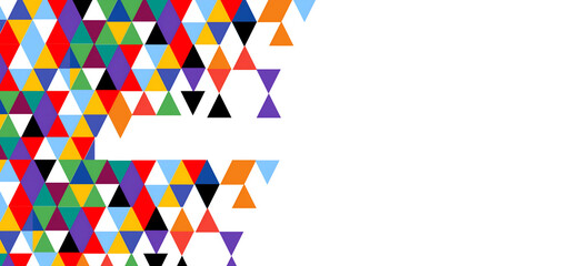 Colorful Triangle Background – Abstract Geometric Pattern Design