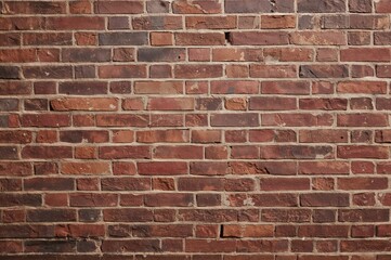 Obraz premium Texture of a red brick surface