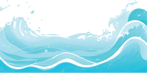 Abstract blue and white watercolor painting for backgrounds and modern designs artwork