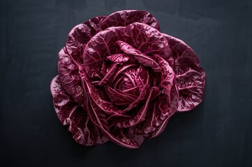 Obraz premium Red Leafy Radicchio Salad
