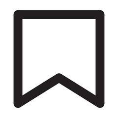 save button icon with outline style and black color