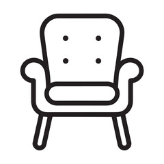 Elegant Armchair Illustration A Classic Piece of Furniture for Lounging and Relaxing in Style Comfort and Sophistication