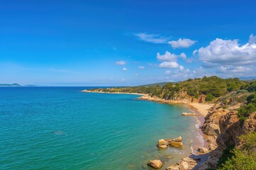 Coastal Beach by the Northern Shore