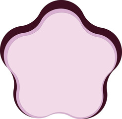 vector illustration of a pink frame