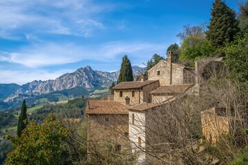 A tiny deserted settlement in southern Italy