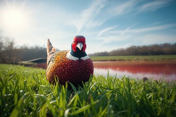 Bird Peering Into The Lens