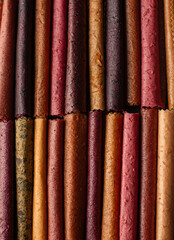 composition of fruit pastille on a dark background