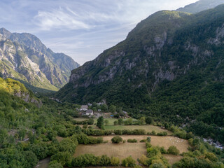 Albania Mountains Farming Land