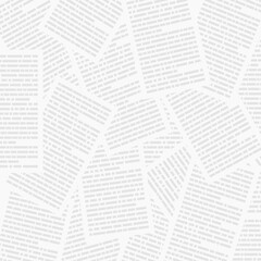 Newspaper text column background. Backdrop of printed text columns or book pages. Simple symbolic printed paper page vector background.