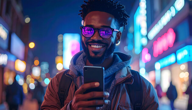 young man talking on the phone