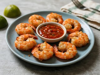 Lime Shrimp with Chili Dip – Crispy Coconut-Coated Shrimp with a Zesty Lime-Chili Sauce