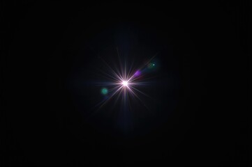 Background with lens flare effect