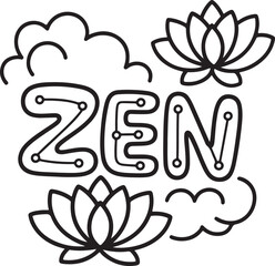 Hand drawn vector flower illustration set for love card design and Valentine's day decoration