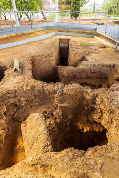 Roman Necropolis archaeological site in Barriada Necropolis, Carmona