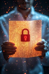 Information security and digital file protection visualization