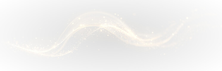 png luxury golden wave with luminous glow and energy beam
